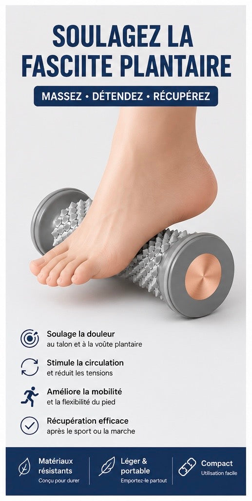 Rouleau de Massage Plantaire – Détendez vos pieds en quelques minutes