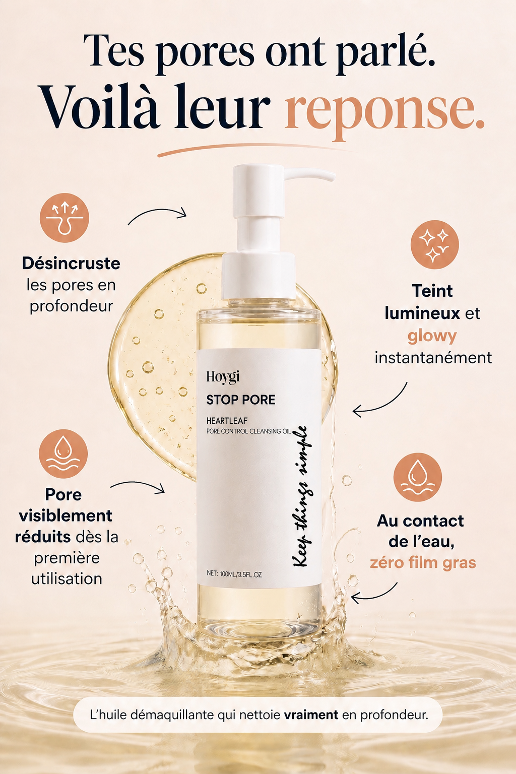 Huile nettoyante Stop Pores