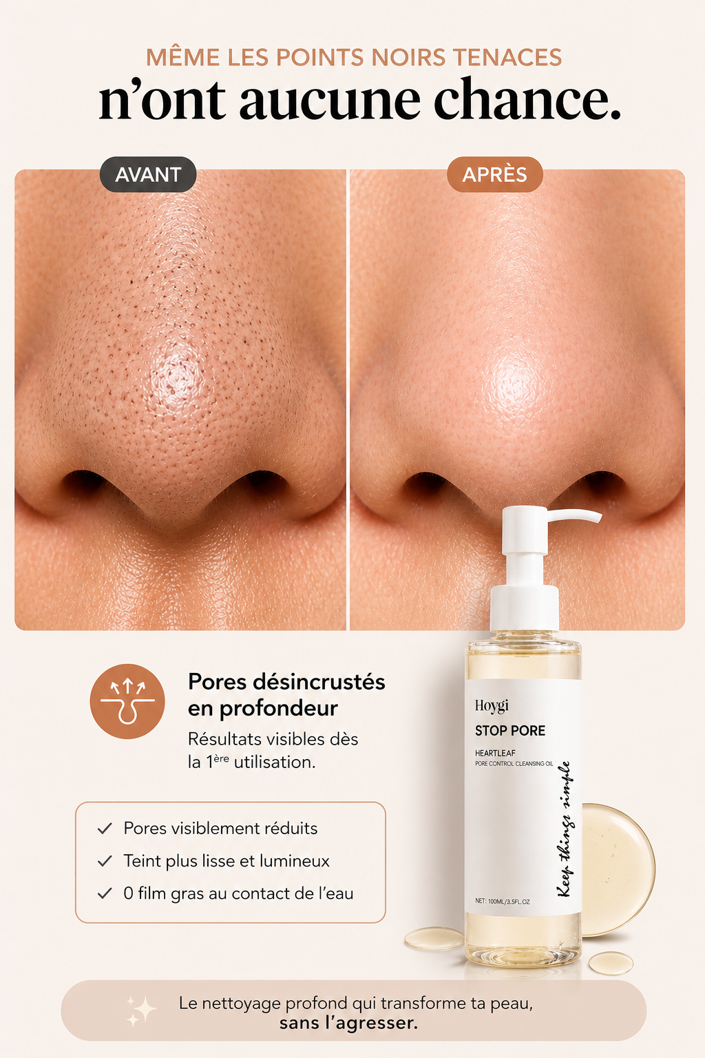 Huile nettoyante Stop Pores